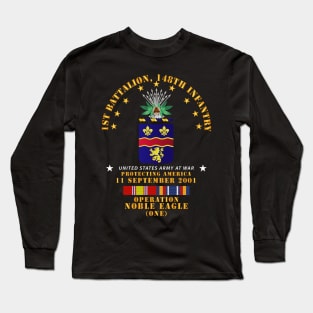 1st Bn 148th Infantry - 911 - ONE w SVC Long Sleeve T-Shirt